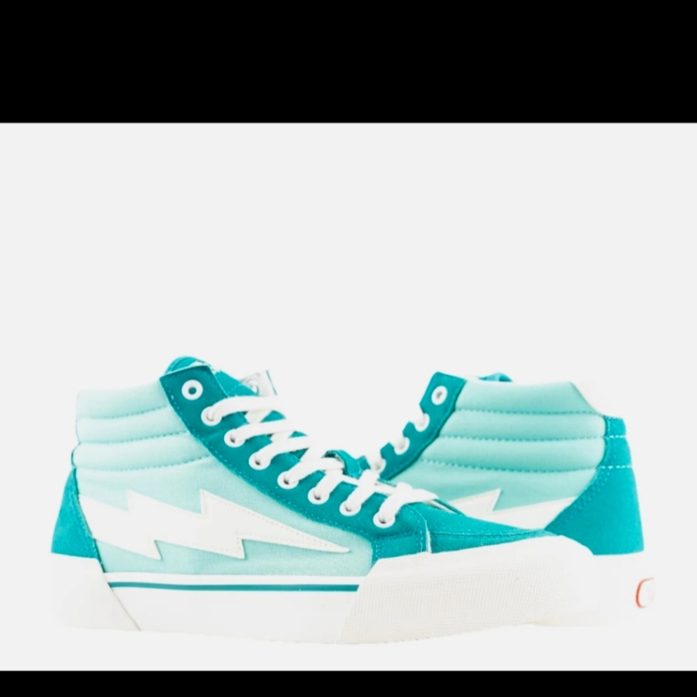 REVENGE × storm vol. 2 hightop turquoise sneaker by Ian Connor *BRANDNEWINBOX*
